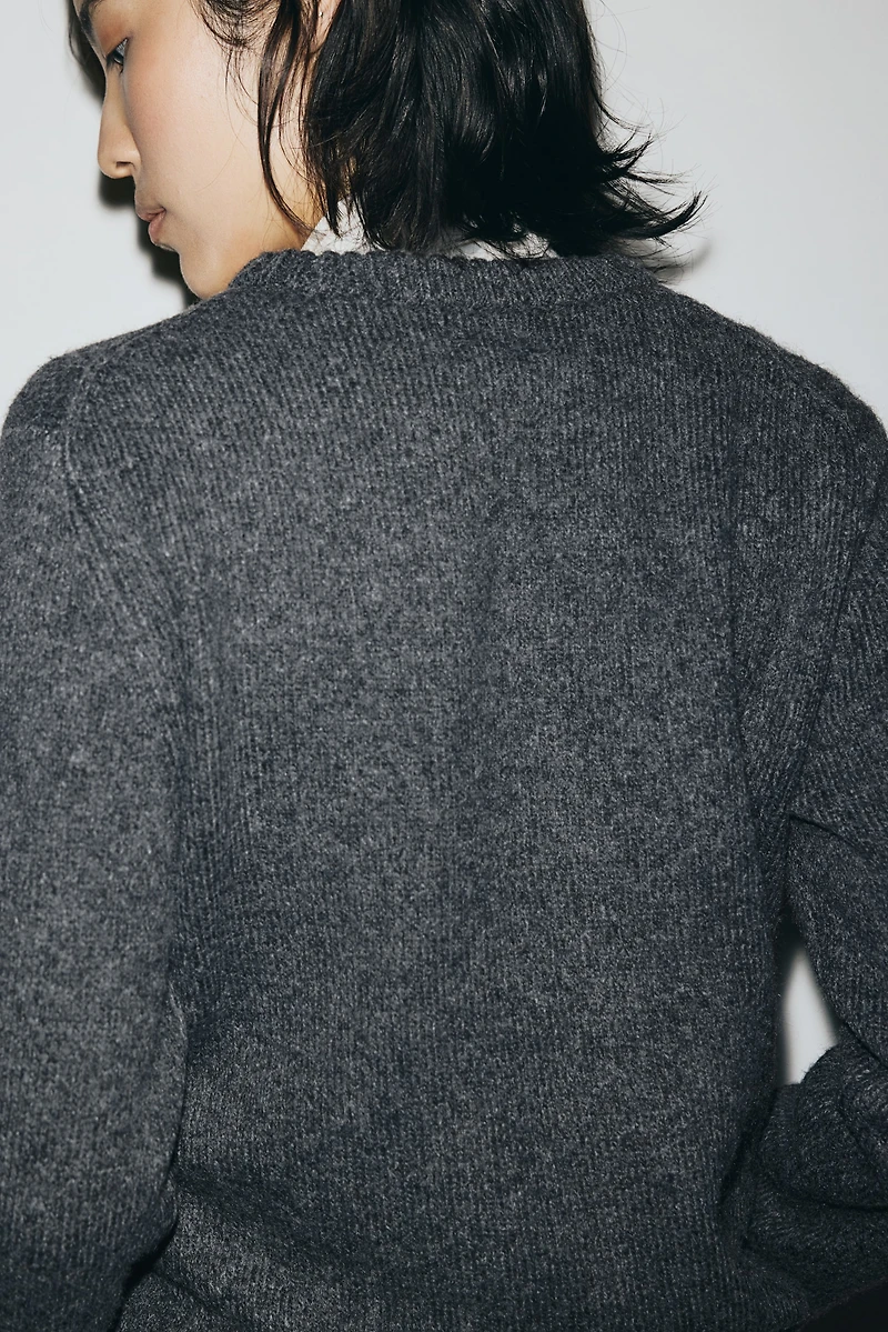 Jacquard-Knit Sweater