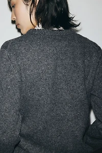 Jacquard-Knit Sweater