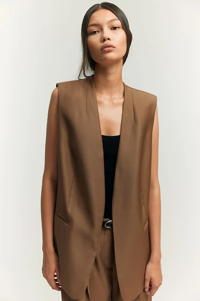 Wool-Blend Vest