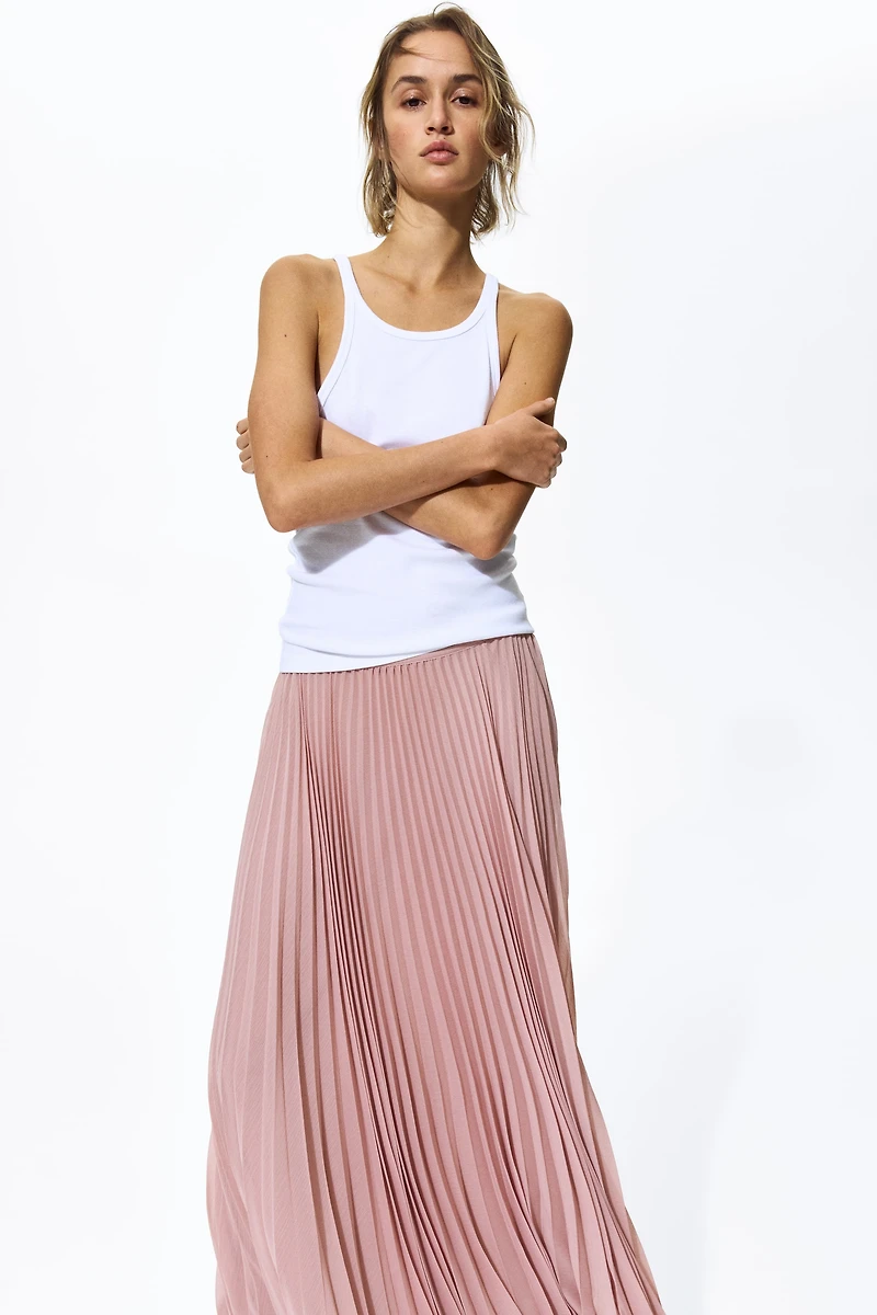 Jupe plissée vaporeuse