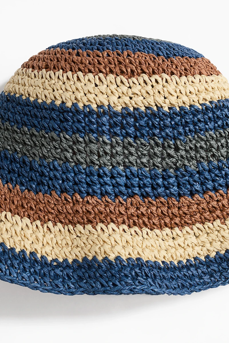 Straw Bucket Hat