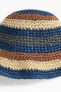 Straw Bucket Hat