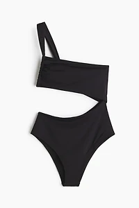 One-Shoulder Cutout Swimsuit