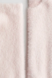 Ensemble 2 pièces en tricot duveteux