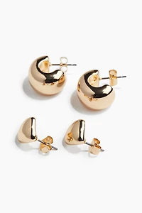 2 Pairs Earrings