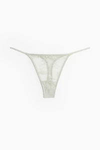 Lot de 5 culottes-ficelles Tanga en dentelle