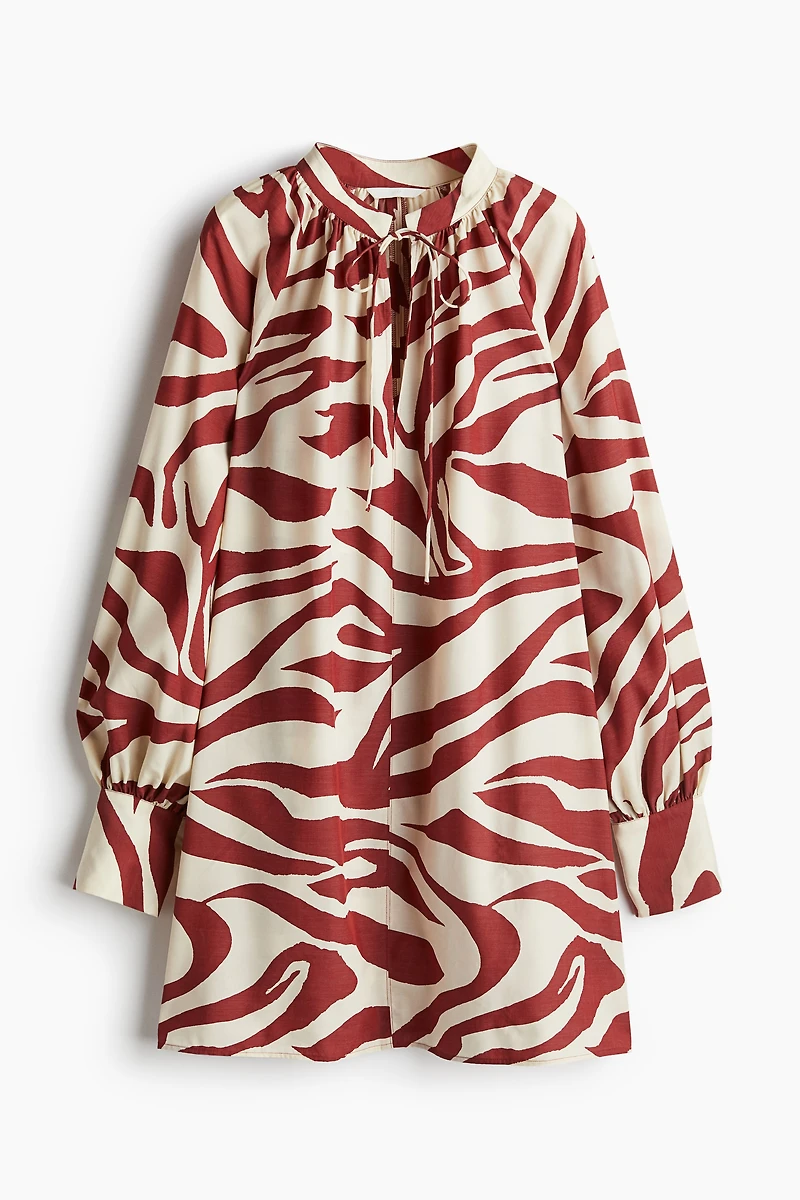 Robe Grande Taille avec détail à nouer