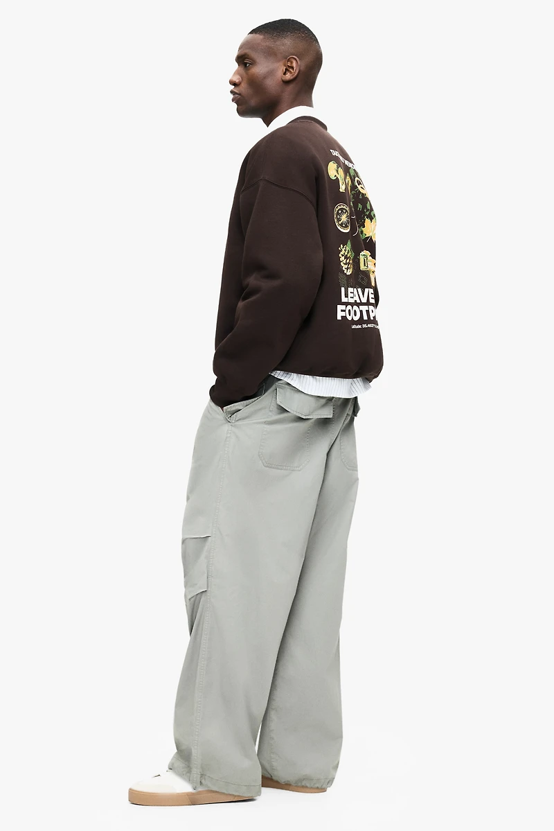 Loose-Fit Printed Sweatshirt