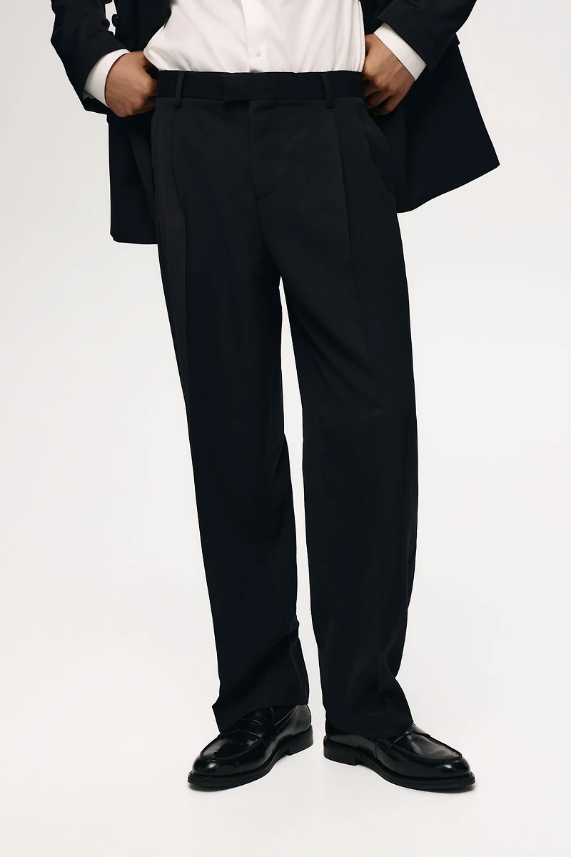Relaxed-Fit Suit Pants