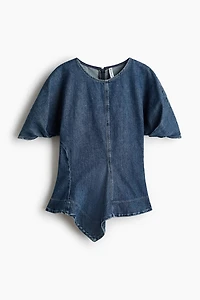 Denim Handkerchief Top