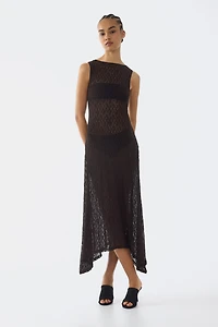 Robe maxi en dentelle