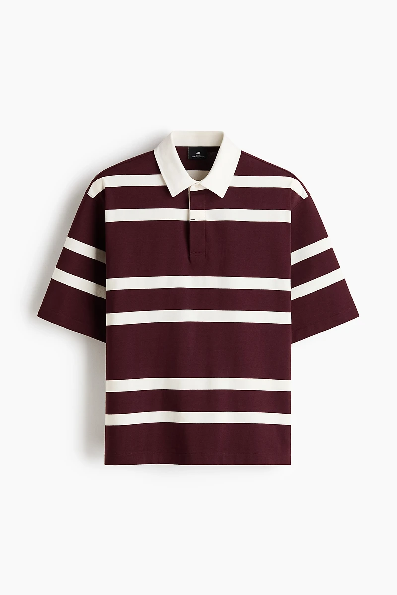 Loose-Fit Cotton Rugby Shirt