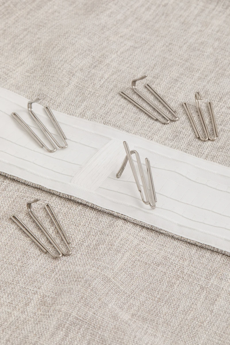 2-Pack Slub-Weave Curtains