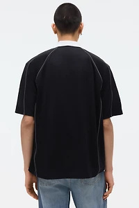 Oversized Printed Soccer Shirt