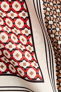 Asymmetric Satin Skirt