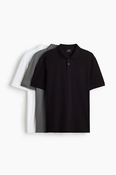 Lot de 3 polos classiques