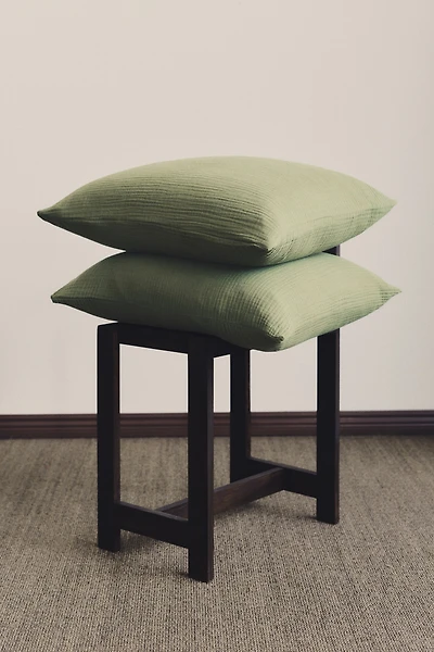 2-Pack Cotton Muslin Pillowcases