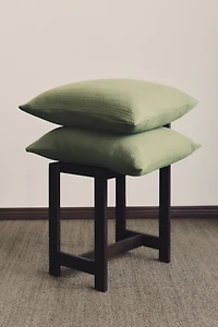 2-Pack Cotton Muslin Pillowcases