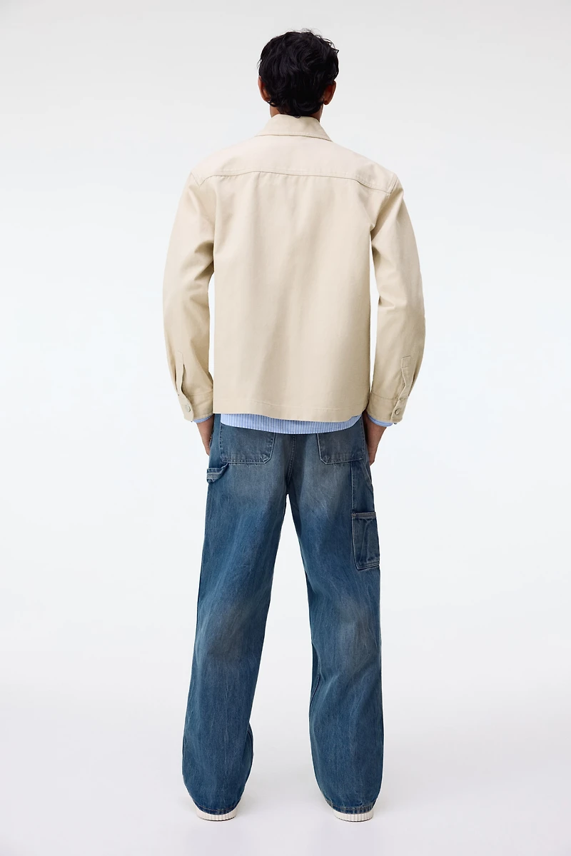 Loose-Fit Utility Overshirt
