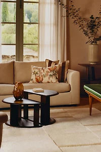 Patterned Canvas Cushion Cover