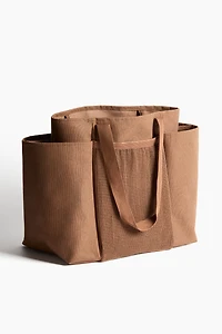 Large Jute-Blend Shopper