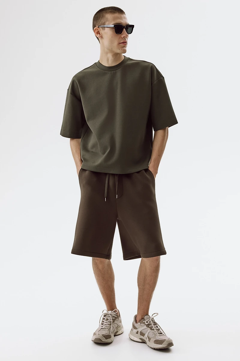 Relaxed-Fit Scuba Shorts