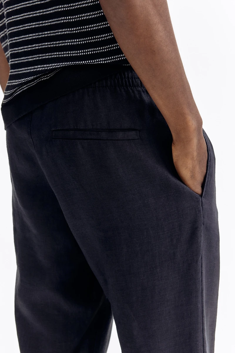 Regular-Fit Linen Pants
