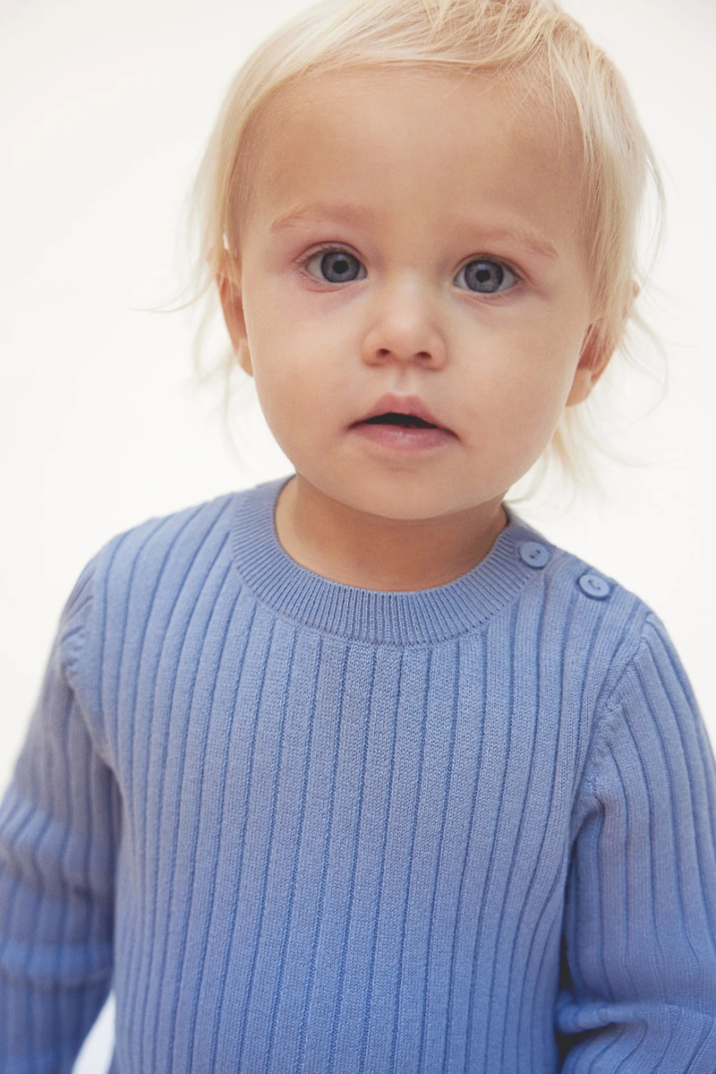 Rib-knit Sweater