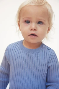 Rib-knit Sweater