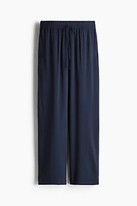 Wide-cut Pull-on Pants