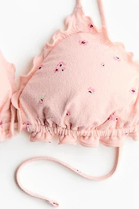 Haut de bikini triangulaire coussiné