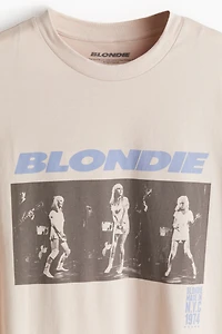 T-shirt grande taille imprimé
