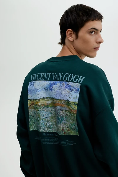 Oversized Printed Sweatshirt