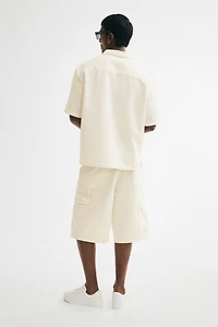 Relaxed-Fit Waffled Resort Shirt