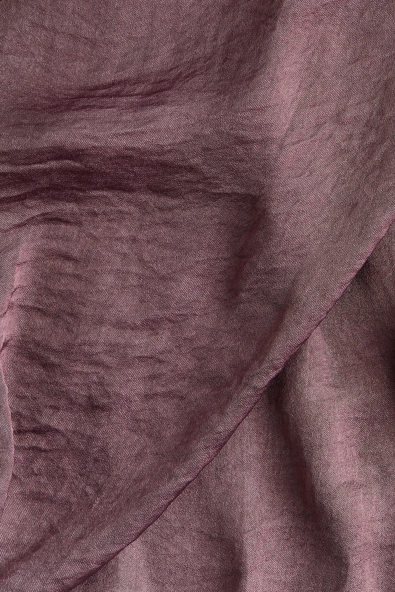Draped Satin Dress