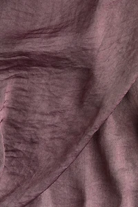 Draped Satin Dress