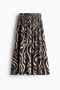 Smocked-Waist Skirt
