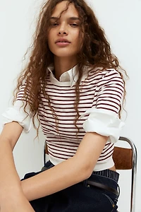 T-shirt en fin tricot