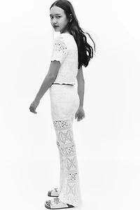 2-Piece Crochet-Look Set