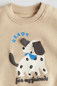 Sweatshirt with Motif