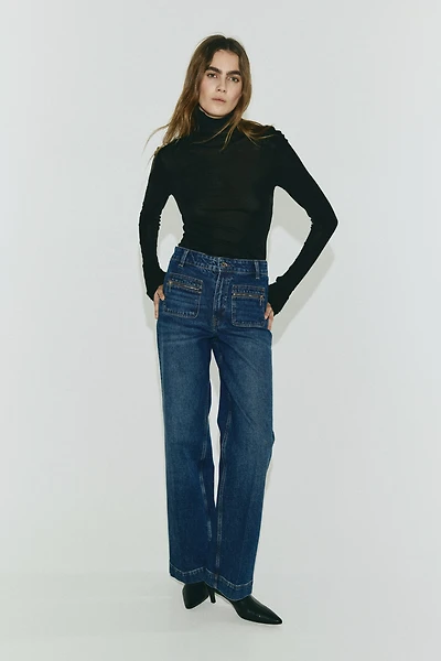 Straight High Jeans