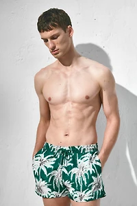 Patterned Swim Shorts