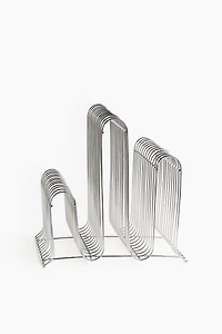 Porte-revues en inox