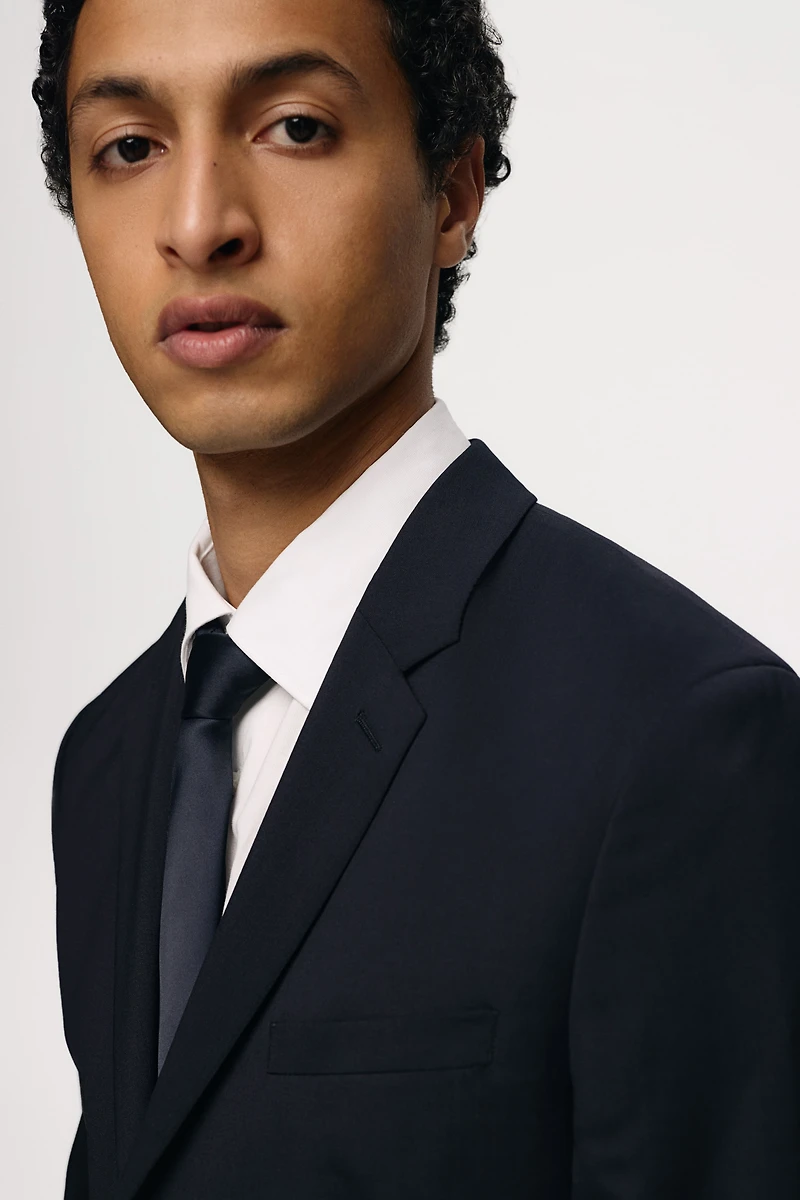 Slim Fit Wool-Blend Jacket