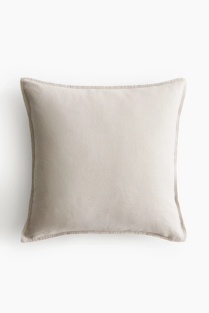 Linen-blend Cushion Cover