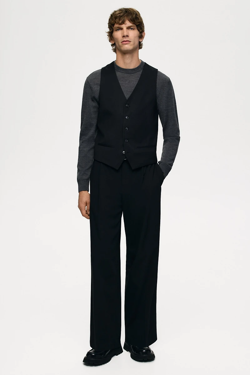 Slim-Fit Suit Vest