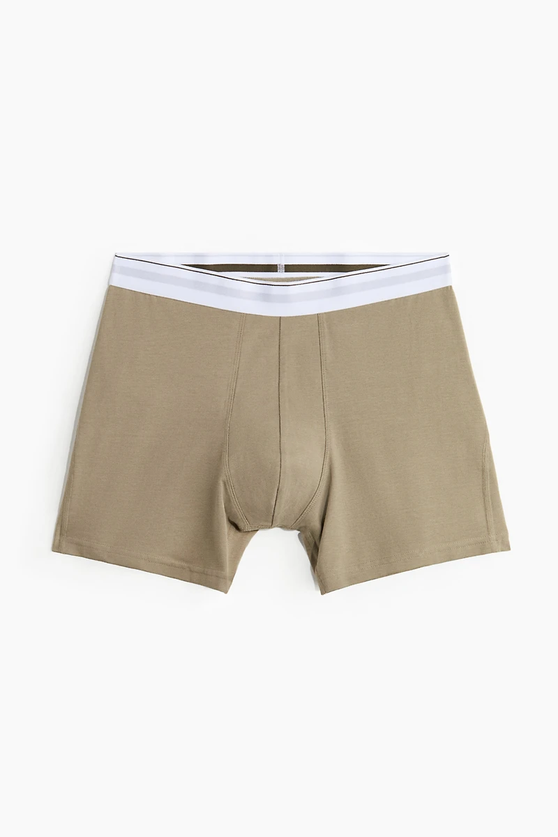 3-Pack Mid-Length Boxer Briefs with Lycra®