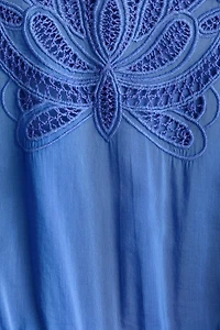 Embroidered Strappy Dress