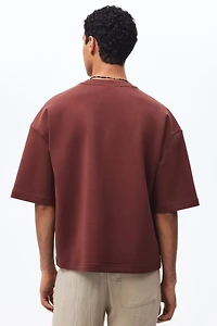 Oversized-Fit Scuba T-Shirt