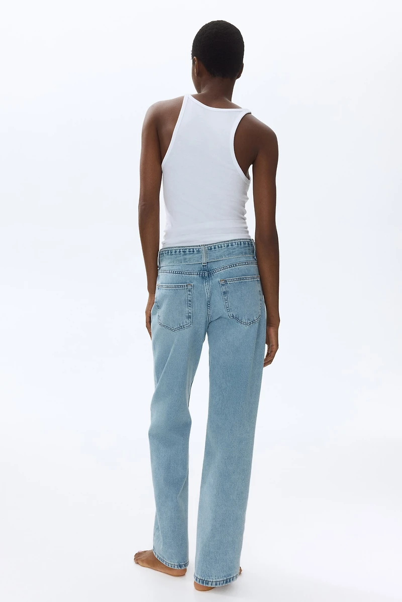 Barrel-Leg High-Waist Jeans